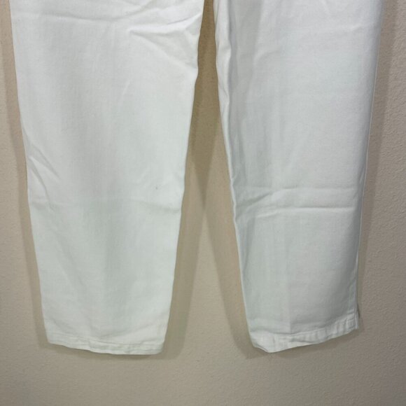 NWT Democracy Size 8 The Un-Jean Jeans White Wide Barrel Leg High Rise 90's Vtg‎ - Picture 6 of 9